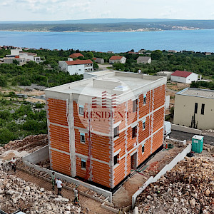 MASLENICA Ekskluzivan 3soban apartman 75 m2 + parking, predivan pogled na more, novogradnja, BEZ PROVIZIJE