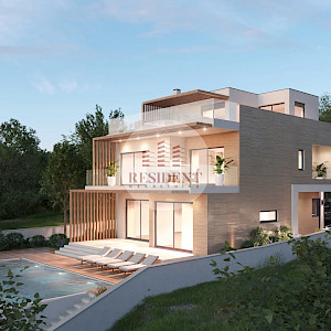 ŠIBENIK, Rogoznica – Luksuzna vila u izradnji, pogled na more