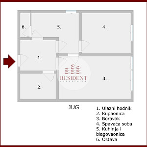 PREČKO Ugodan 2soban stan 46 m2, mirno okruženje, BEZ PROVIZIJE